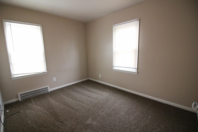 20253 Washtenaw St, Harper Woods, MI 48225 - empty room with plenty of natural light, carpet floors, and baseboards