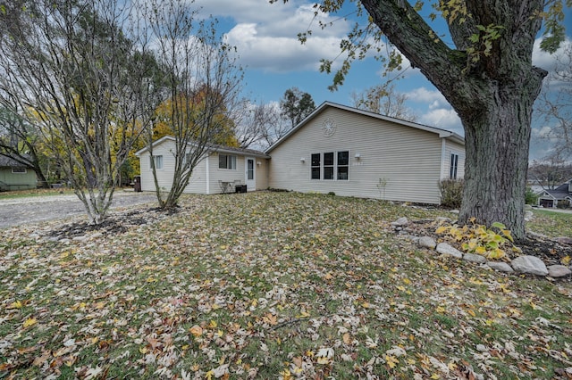 view of rear view of house