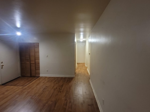 interior space with wood-type flooring