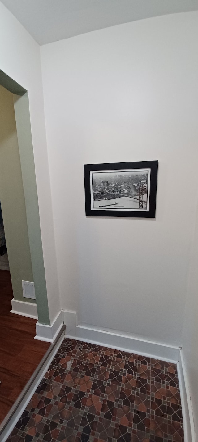 interior space featuring hardwood / wood-style floors