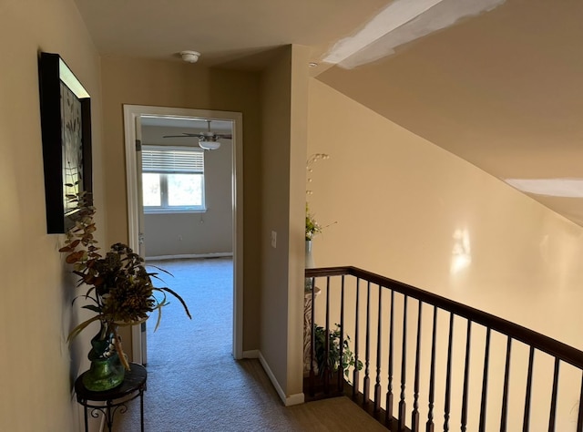 22031 Goldenwillow Dr, Macomb, MI 48044 - hallway featuring carpet floors and baseboards