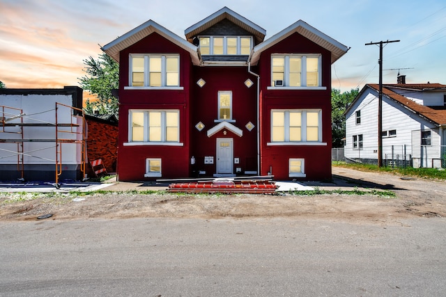 view of front of home