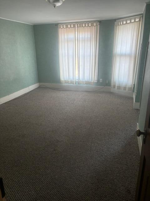 carpeted spare room with plenty of natural light