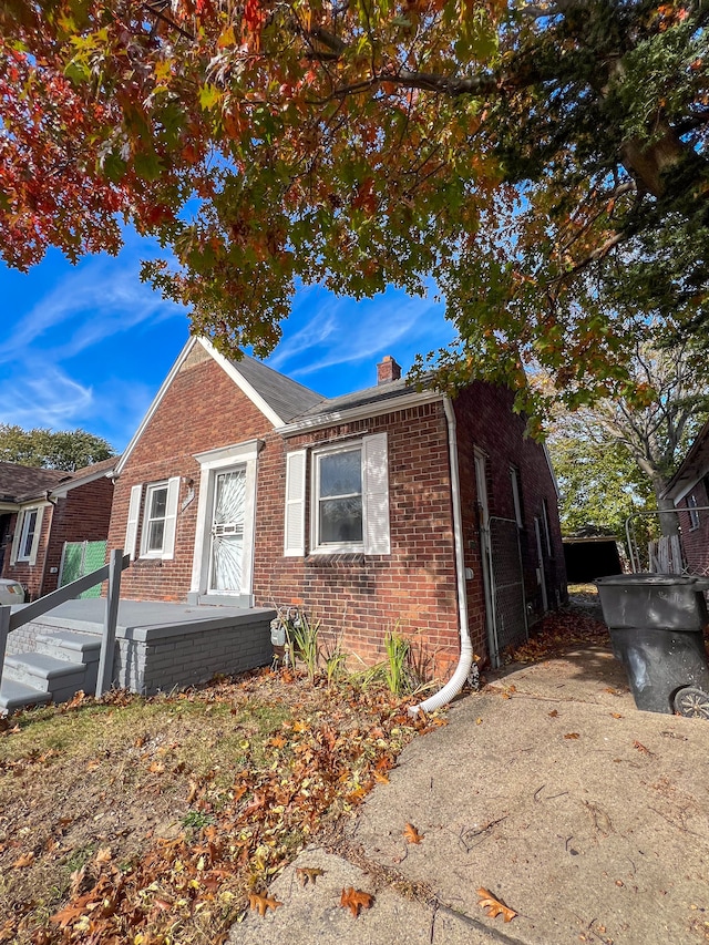 view of front of home