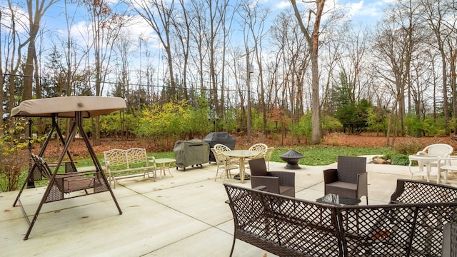 view of patio / terrace with outdoor lounge area