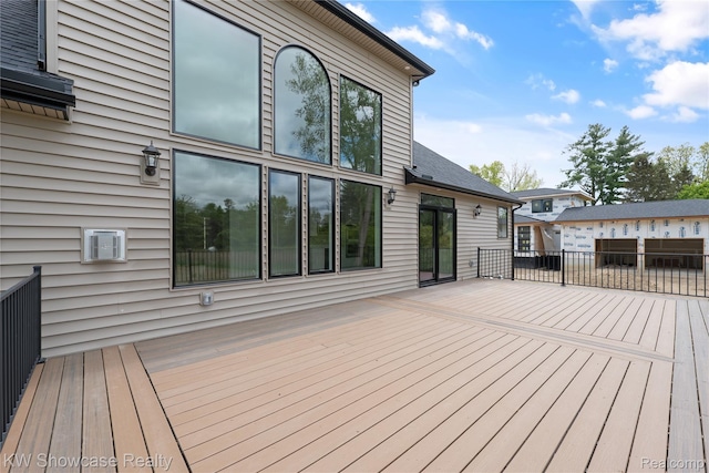 5245 Buell Dr, Commerce Twp, MI 48382 - view of wooden terrace