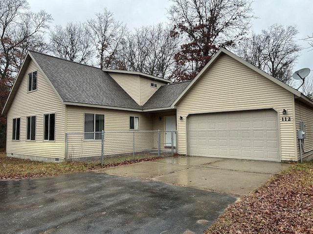 front facade featuring a garage