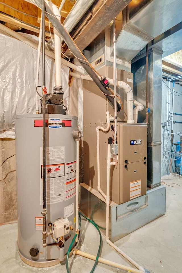 utilities with water heater