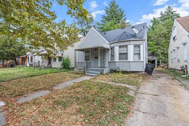 view of bungalow-style house