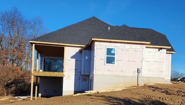 view of rear view of property