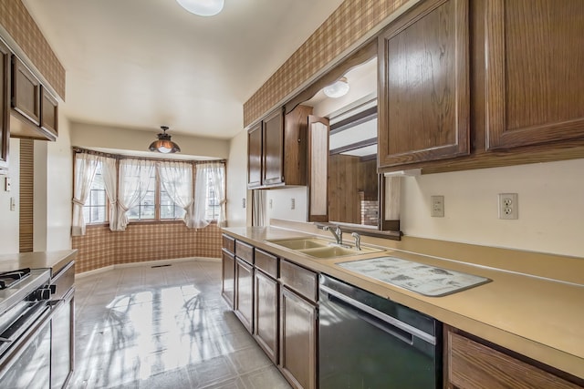 kitchen with stainless steel appliances and sink