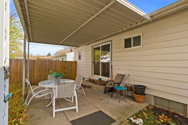 view of patio / terrace