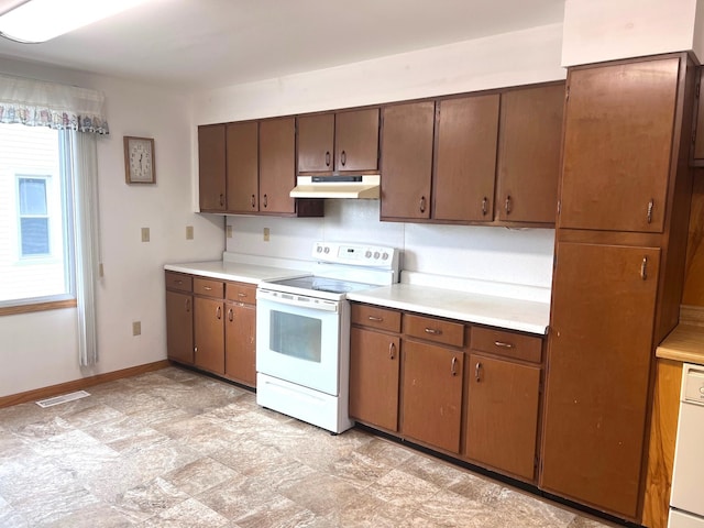 kitchen with white appliances