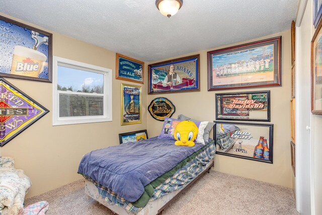 5085 W Redstone Rd, Michigan, MI 48880 - bedroom with carpet floors and a textured ceiling
