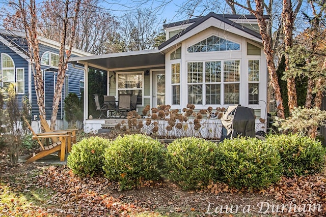 view of rear view of house