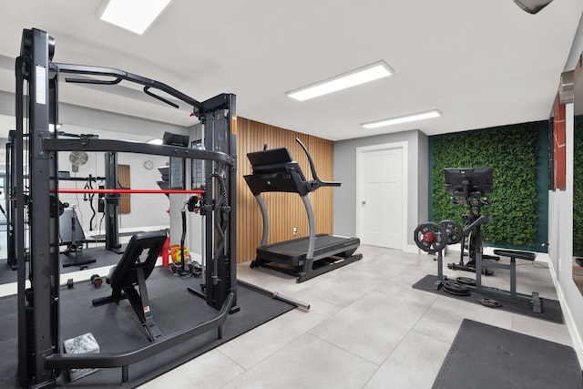 view of workout room