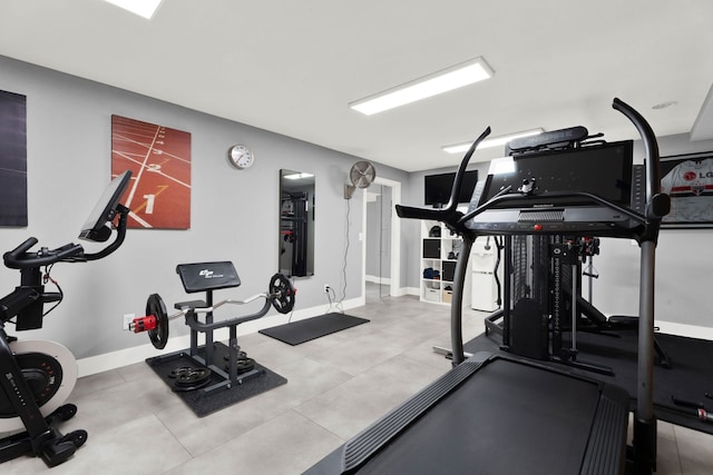 view of exercise room