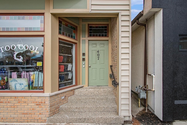 view of entrance to property