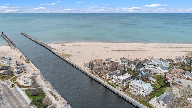 water view featuring a view of the beach