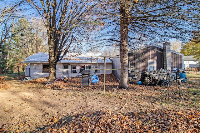 view of rear view of property