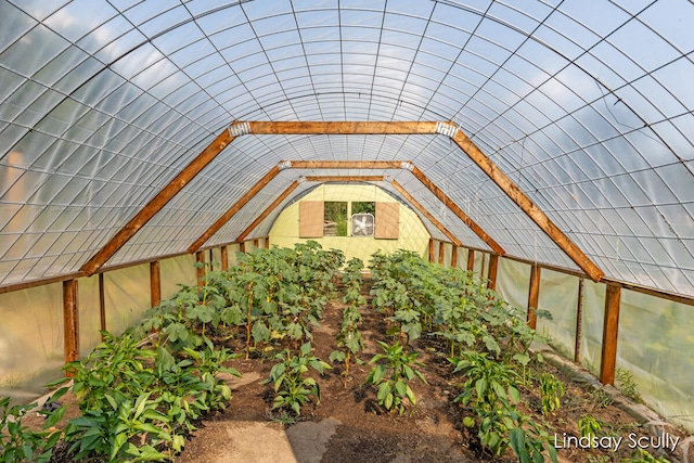 view of attic