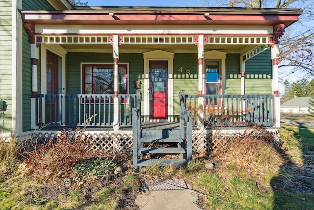 view of front of property