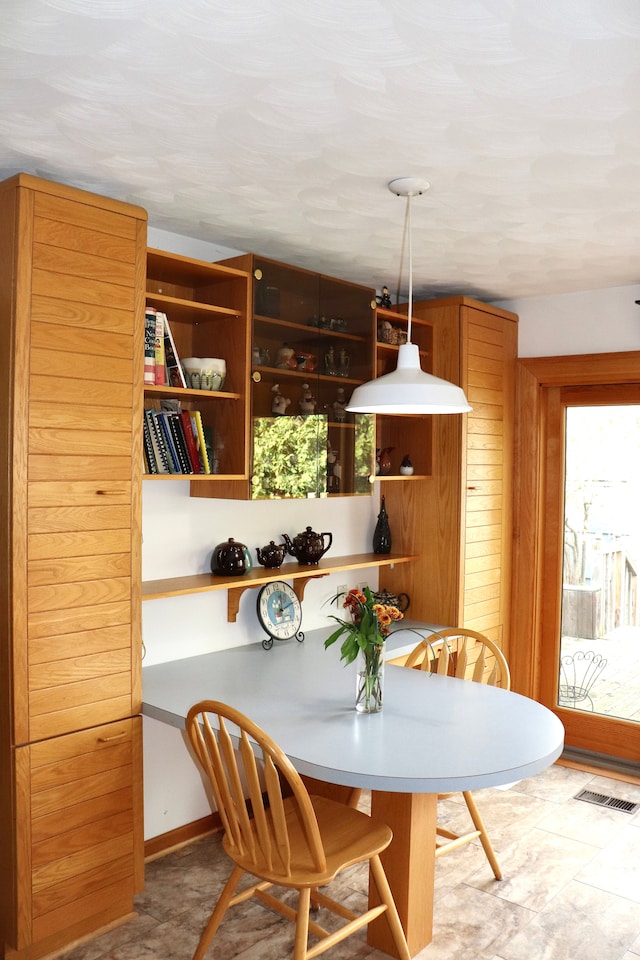 view of dining area