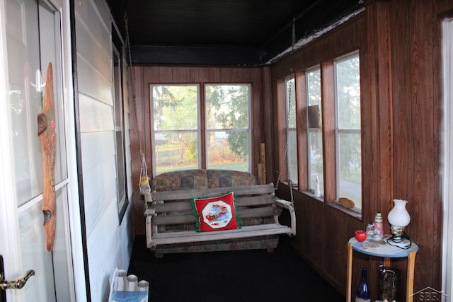 sunroom / solarium with plenty of natural light