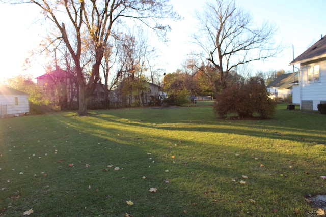 view of yard