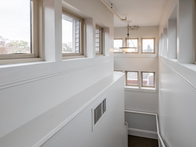 interior space featuring plenty of natural light