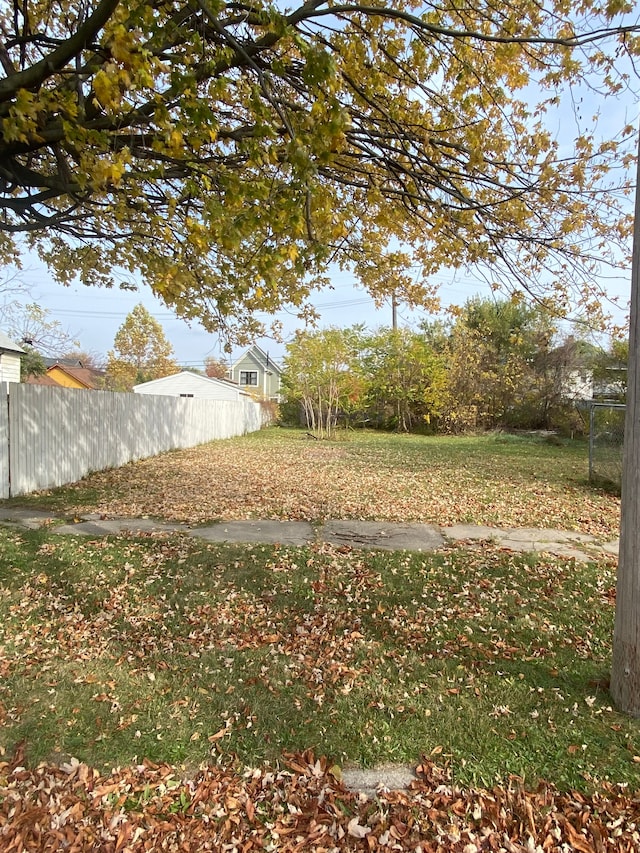 view of yard