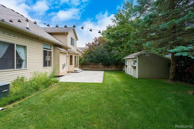 230 E Elizabeth St, Lake Orion, MI 48362 - view of yard with a patio, a shed, and entry steps