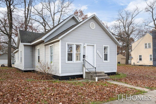 view of bungalow-style house