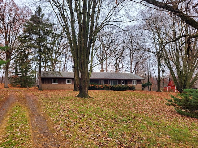 view of ranch-style home