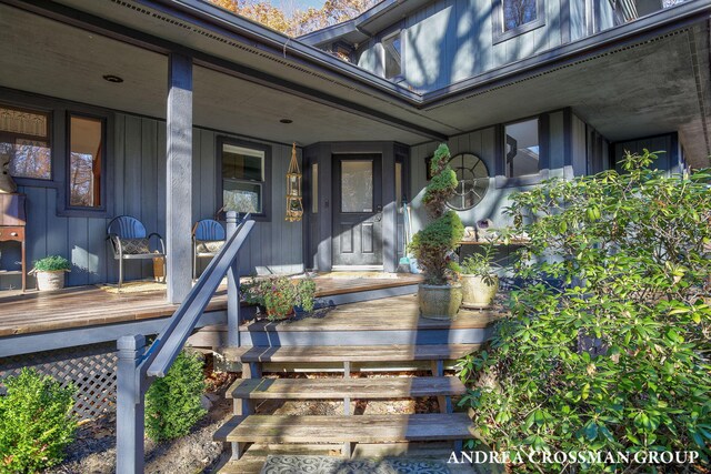 1155 Edgewater Ter, South Haven, MI 49090 - property entrance featuring a porch