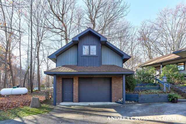 1155 Edgewater Ter, South Haven, MI 49090 - garage with driveway