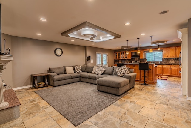 view of living room