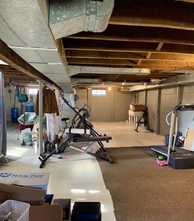 view of workout room