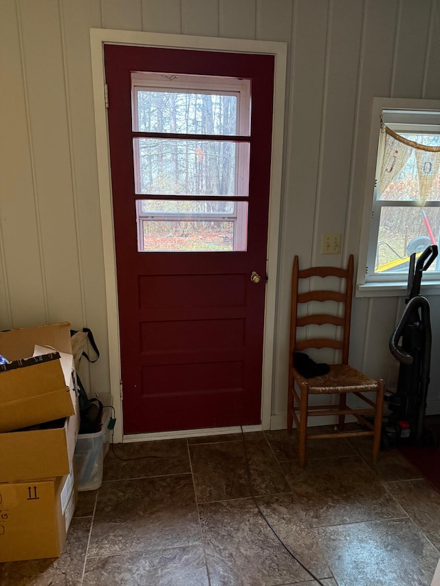 doorway to outside with a healthy amount of sunlight