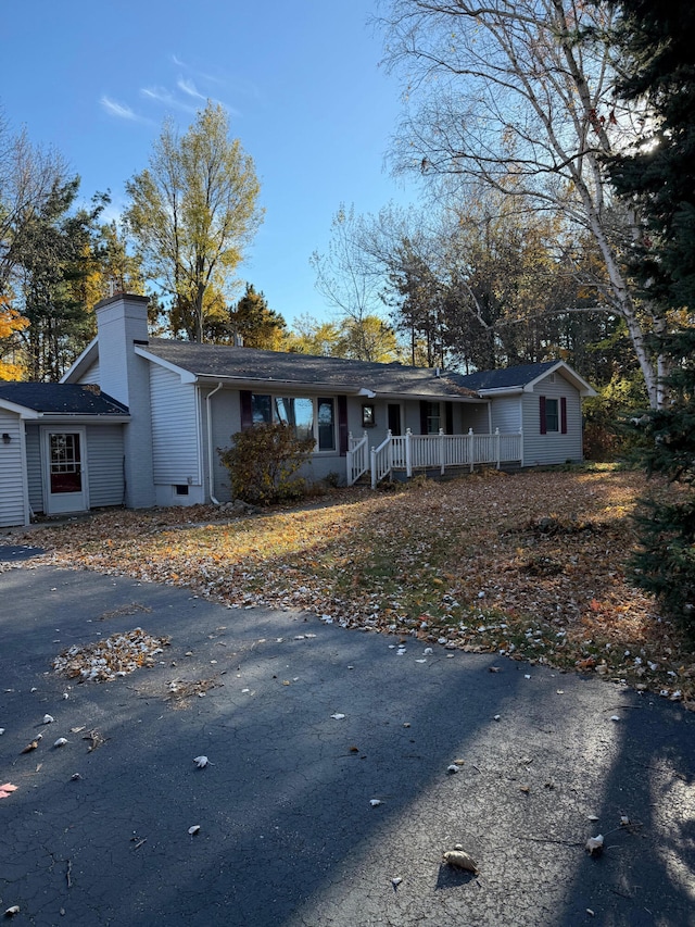 view of front of home