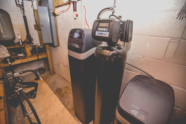 utility room featuring electric panel