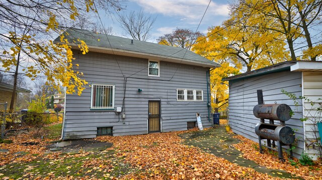 view of rear view of property