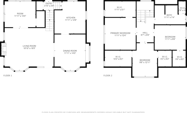 1644 Mason St, Flint, MI 48503 - floor plan / room layout