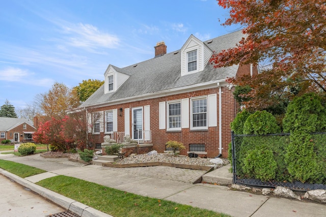 view of cape cod-style house