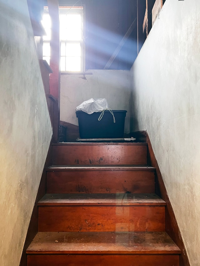 view of staircase