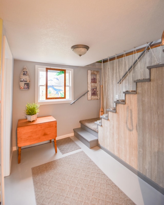 view of stairs