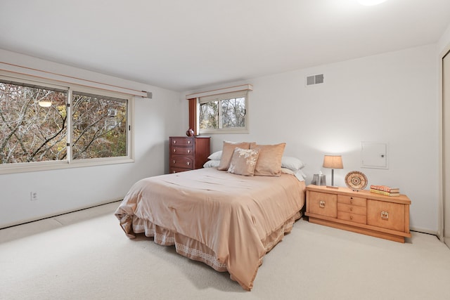 bedroom featuring carpet floors