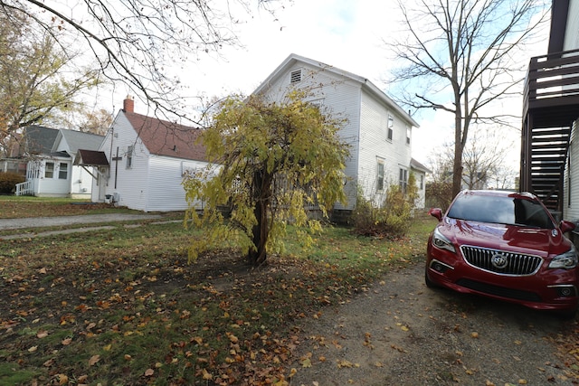 view of side of home