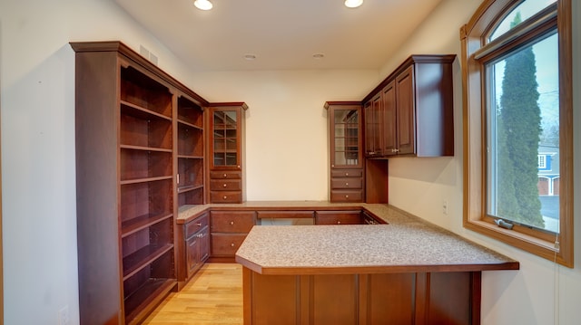 interior space featuring light hardwood / wood-style flooring