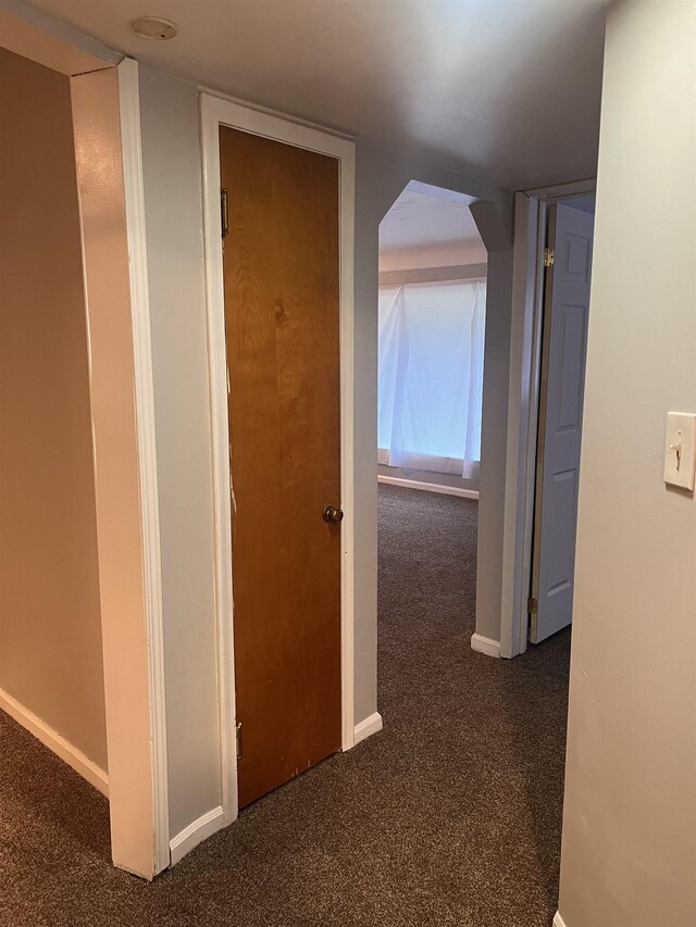 2910 Shawnee Ave, Flint, MI 48507 - hall featuring carpet floors and baseboards